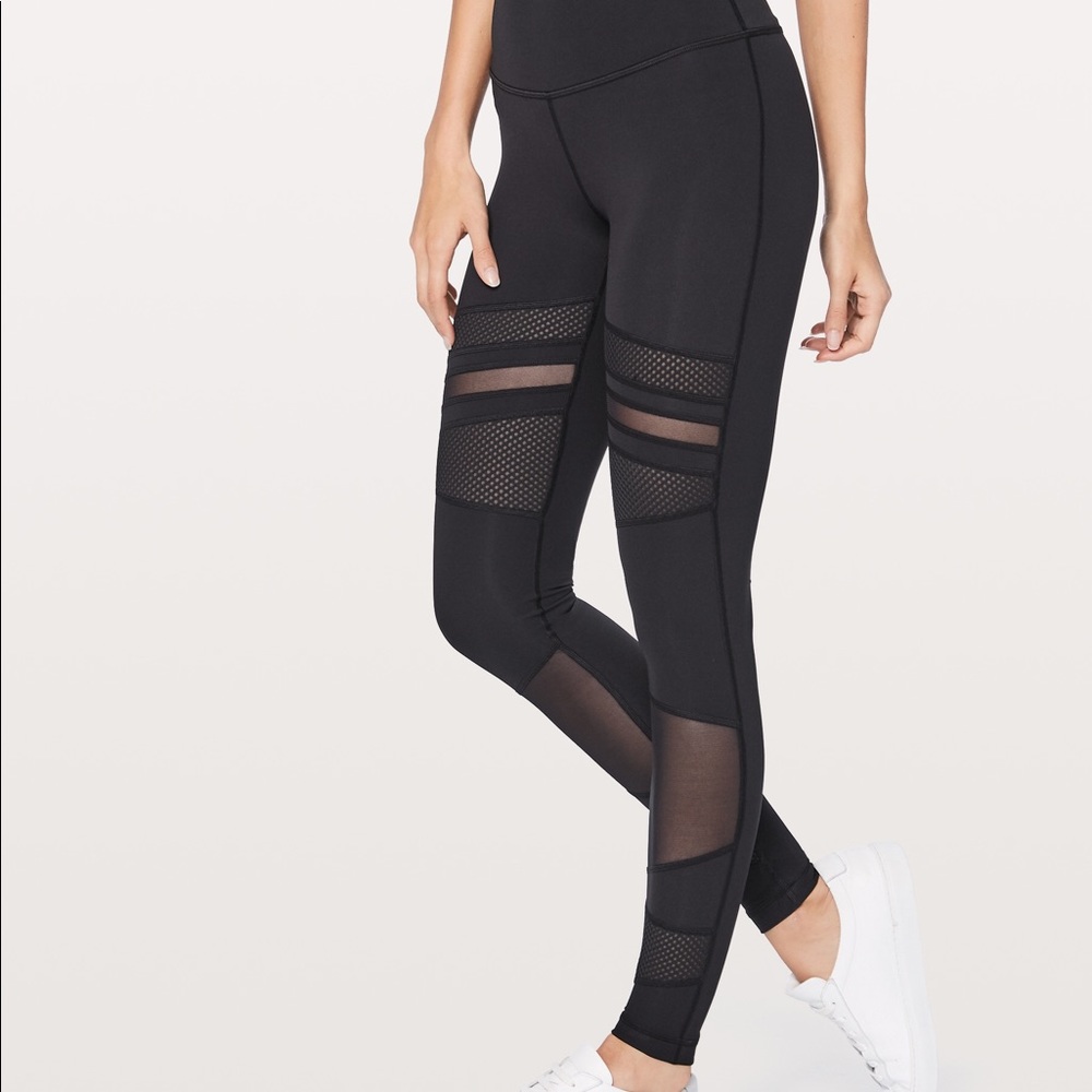 COPY - Mesh Panel Lululemon Leggings
